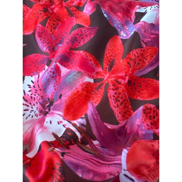 NWT Leilani Cali Pant Floral tropical Bikini bottom quicksilver size 12 - Picture 4 of 11